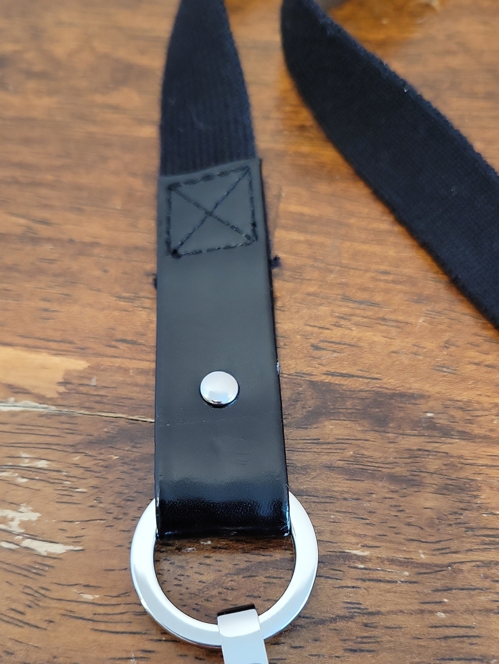 Michael Kors Silver Chain & Black Fabric Belt 38" Long Approximately - Picture 5 of 10
